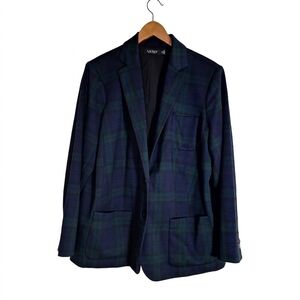 Ralph Lauren Black Label Black Watch Plaid Blazer Preppy Academic Tartan Sz 2X